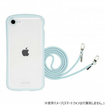 iPhoneSE(第2第3世代)/8/7専用背面型ケースショルダーストラップセット Mint iP7-CHCS03【配送方法:メール便/同梱不可/代引不可/日時指定不可】【北海道・沖縄・離島は配達不可】