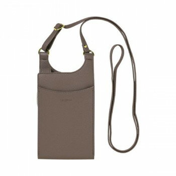 ショルダーストラップ付きスマホポーチ La glace Mサイズ Taupe SP-LG02-M【メーカー直送：代金引換不可：同梱不可】【北海道・沖縄・離島は配達不可】