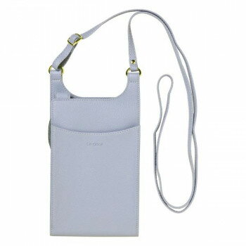 ショルダーストラップ付きスマホポーチ La glace Lサイズ Smoke Blue SP-LG04-L【メーカー直送：代金引換不可：同梱不可】【北海道・沖縄・離島は配達不可】