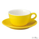 光洋陶器 マーレ イエロー カプチーノカップ C-220cc 17065051【メーカー直送:代金引換不可:同梱不可】【北海道・沖縄・離島は配達不可】