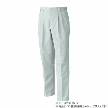 桑和 4229 ツータックスラックス 100サイズ シルバーグレー(22)【メーカー直送：代金引換不可：同梱不..