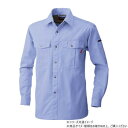 桑和 6115 長袖シャツ 4Lサイズ パープルB(202)【メーカー直送:代金引換不可:同梱不可】【北海道・沖縄・離島は配達不可】