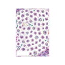Sha-Nail Pro 写ネイル ネイルシール Watery Flowers (Lavender) ウォータリーフラワー ラベンダー WFW-001【メーカー直送:代金引換不可:同梱不可】【北海道・沖縄・離島は配達不可】
