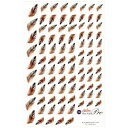 Sha-Nail Pro 写ネイル ネイルシール フェザー(レッドブラウン) SL-FTR-001【メーカー直送:代金引換不可:同梱不可】【北海道・沖縄・離島は配達不可】