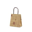 自動紐手提袋 T-1 リブル(ブラウン) 1123 25枚【メーカー直送:代金引換不可:同梱不可】【北海道・沖縄・離島は配達不可】