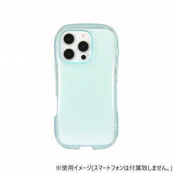 iPhone16 Pro対応 クリスタルクリアケース ライトブルー GMD-30LBL【メーカー直送：代金引換不可：同梱不可】【北海道・沖縄・離島は配達不可】