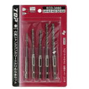 トップ工業(TOP) 電動ドリル用 六角シャンクコンクリートドリル 5本セット ECD-3460【メーカー直送:代金引換不可:同梱不可】【北海道・沖縄・離島は配...