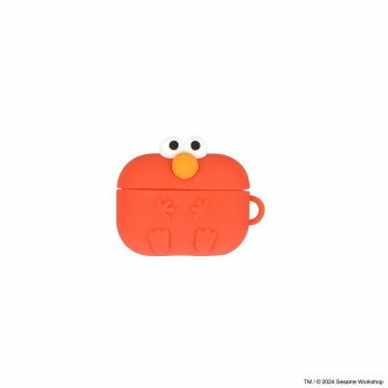 セサミストリート AirPodsPro(第2世代)/AirPodsPro対応シリコンケース エルモ SSM-129A【メーカー直送：代金引換不可：同梱不可】【北海道・沖縄・離島は配達不可】