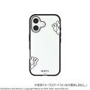 ミッフィー IIIIfit Clear iPhone16対応 ケース ひょっこり MF-537C【メーカー直送:代金引換不可:同梱不可】【北海道・沖縄・離島は配達不可】