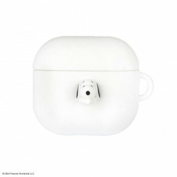 ピーナッツ AirPods 4対応シリコンケース スヌーピー SNGG-116A【メーカー直送：代金引換不可：同梱不可】【北海道・沖縄・離島は配達不可】