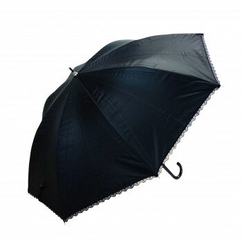 藤田屋 晴雨兼用長傘ジャンプ 58cm 無地 レース ブラック SJ-1308【メーカー直送:代金引換不可:同梱不可】【北海道・沖縄・離島は配達不可】 藤田屋 晴雨兼用長傘ジャンプ 58cm 無地 レース ブラック SJ-1308【メーカー直送:代金引換不可:同梱不可】【北海道・沖縄・離島は配達不可】