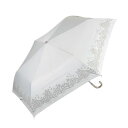 藤田屋 晴雨兼用折りたたみ傘 50cm 晴雨兼用丸手元 クローバー ホワイト SMM-2552(KT)【メーカー直送:代金引換不可:同梱不可】【北海道・沖縄・離島は配達不可】