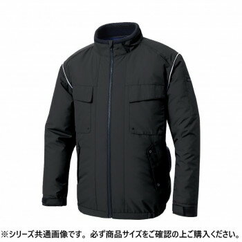 サンエス エコ長袖ブルゾン 9:ブラック LL KF92411【メーカー直送:代金引換不可:同梱不可】【北海道・沖縄・離島は配達不可】