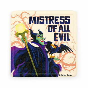 三郷陶器 ディズニー 吸水コースター(マレフィセント) 3324-031【配送方法:メール便/同梱不可/代引不可/日時指定不可】【北海道・沖縄・離島は配達不可】