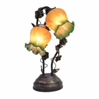 アクロスシーズ アンティックローズランプ2灯 HPN-6742【メーカー直送：代金引換不可：同梱不可】【北海道・沖縄・離島は配達不可】