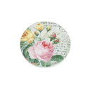 アクロスシーズ ローズ柄マグネット 陶器 6個セット JYA-511【メーカー直送:代金引換不可:同梱不可】【北海道・沖縄・離島は配達不可】