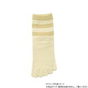 神戸生絲 シルク婦人5本指ソックス/ボーダー柄22-24cm 3290 ベージュ【メーカー直送:代金引換不可:同梱不可】【北海道・沖縄・離島は配達不可】