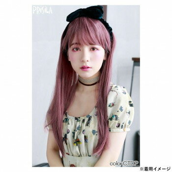 プリシラ オールウィッグ グラデ ピュアストレート 耐熱ダークプラム CTA-683-CTDP【メーカー直送：代金引換不可：同梱不可】【北海道・沖縄・離島は配達不可】