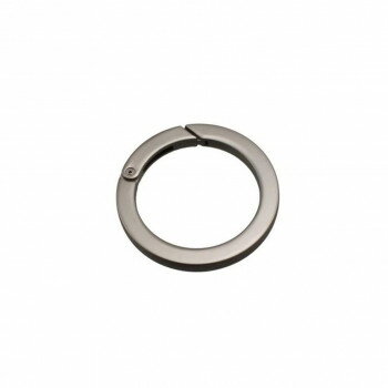 ハイロジック 丸カラビナ 50mm マットシルバー 1個入 29260【配送方法:メール便/同梱不可/代引不可/日時指定不可】【北海道・沖縄・離島は配達不可】