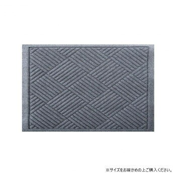 ※パッケージ、デザイン等は予告なく変更される場合があります。※画像はイメージです。商品タイトルと一致しない場合があります。特殊製法による凹凸形状で立体的に水分や汚れを掻き取る業務用設計の玄関マット。キャッチした水分の85%が1時間後には乾燥、速乾タイプなので雨の日用マットとしても最適です。ベランダやデッキ、洗面所やバスマット等、様々な場面でお使いいただけます。屋内・屋外兼用。※ 直接雨が掛からない、屋根のある場所でお使い下さい。※商品サイズは製法上、若干の誤差が発生します。※写真の色合いと実際の商品の色味は異って見える場合がございますので、予めご了承ください。サイズ88×114cm個装サイズ：12×12×89cm重量3030g個装重量：3030g素材・材質表 : ポリプロピレン70% ポリエステル30%、裏 : 特殊合成ゴム(NBR)仕様厚み:約8mm滑り止め機能付き防炎認定商品付属品取扱説明書生産国タイ広告文責:株式会社ホームセンターセブンTEL:0978-33-2811※パッケージ、デザイン等は予告なく変更される場合があります。※画像はイメージです。商品タイトルと一致しない場合があります。fk094igrjs