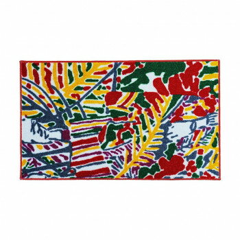 (クリーンテックス) デザインマット JPM-Indoor iracchi 着飾るサルたち01 45x75cm【メーカー直送：代金引換不可：同梱不可】【北海道・沖縄・離島は配達不可】