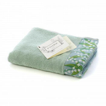 ハートウエル フィオレN フェイスタオル ミストブルー(スズラン) 15120201【メーカー直送:代金引換不可:同梱不可】【北海道・沖縄・離島は配達不可】