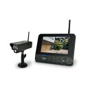 ELPA(エルパ) ワイヤレス防犯カメラ&モニターセット CMS-7001 1818400【メーカー直送:代金引換不可:同梱不可】【北海道・沖縄・離島は配達不可】
