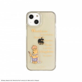 ディズニー ファニーフェイス＆コスチュームプー iPhone14/13対応ケース おうさま DNG-96C【配送方法:メール便/同梱不可/代引不可/日時指定不可】【北海道・沖縄・離島は配達不可】