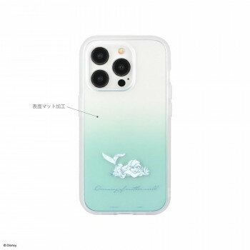 ディズニー IIIIfit Clear iPhone15 Pro対応ケース アリエル DNG-155AR【メーカー直送：代金引換不可：同梱不可】【北海道・沖縄・離島は配達不可】