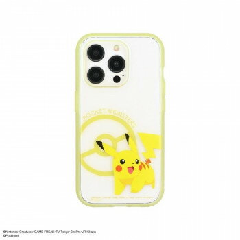ポケットモンスター IIIIfit iPhone15 Pro対応ケース ピカチュウ POKE-871A【メーカー直送：代金引換不可：同梱不可】【北海道・沖縄・離島は配達不可】