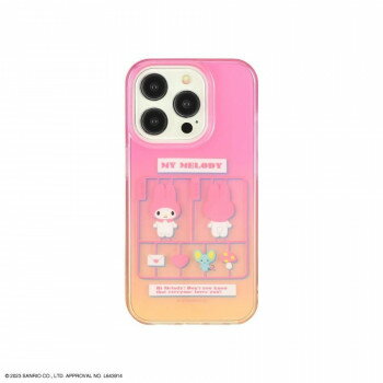 サンリオ iPhone15 Pro対応ソフトケース マイメロディ SANG-350MM【配送方法:メール便/同梱不可/代引不可/日時指定不可】【北海道・沖縄・離島は配達不可】