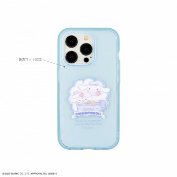 サンリオ IIIIfit Clear iPhone15 Pro対応ケース シナモロール SANG-356CN【メーカー直送：代金引換不可：同梱不可】【北海道・沖縄・離島は配達不可】