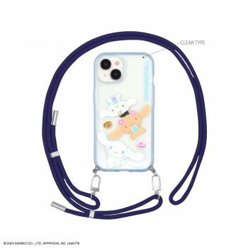 サンリオ IIIIfit Loop iPhone 15〜13対応ケース シナモロール SANG-370CN【メーカー直送：代金引換不可：同梱不可】【北海道・沖縄・離島は配達不可】
