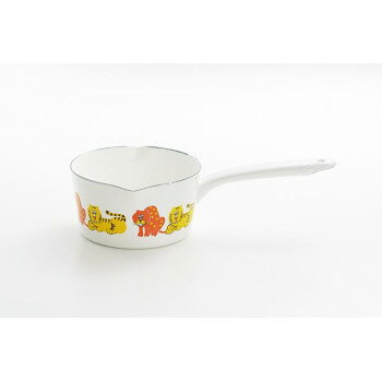 Enamel Fry Pans - 豊琺瑯 アデリアレトロ ホーローミルクパン15cm「ズーメイト」 ADR-25【メーカー直送：代金引換不可：同梱不可】【北海道・沖縄・離島は配達不可】