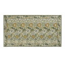 川島織物セルコン Morris Design Studio ピンクアンドローズ マット 約68×122cm FH1718A Y イエロー【メーカー直送:代金引換...