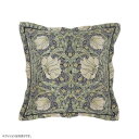 川島織物セルコン Morris Design Studio ピンパーネル 背当クッションカバー 45×45cm LL1746 G グリーン【メーカー直送:代金引換不可:同梱不可】【北海道・沖縄・離島は配達不可】