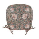 川島織物セルコン Morris Design Studio ピンパーネル ダイニングシートクッション 45cm×43cm LN1746 P ピンク【メーカー直送:代金引換不可:同梱不可】【北海道・沖縄・離島は配達不可】