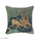 川島織物セルコン Morris Design Studio ザ・ブルック 背当クッションカバー 45×45cm LL1749 DB ダークブルー【メーカー直送:代金引換不可:同梱不可】【北海道・沖縄・離島は配達不可】