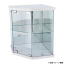 卓上ガラスコレクションケース コーナー WH 63947【メーカー直送:代金引換不可:同梱不可】【北海道・沖縄・離島は配達不可】