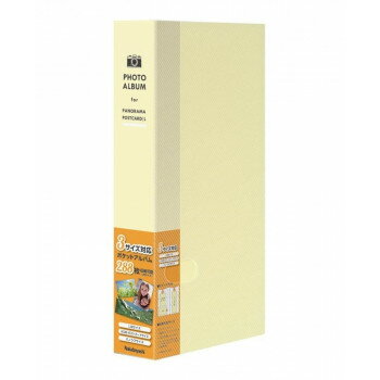 ナカバヤシ フォトホルダー シャーベットカラー L判 288枚収納 バナナ PHL-1288-Y【メーカー直送：代金引換不可：同梱不可】【北海道・沖縄・離島は配達不可】