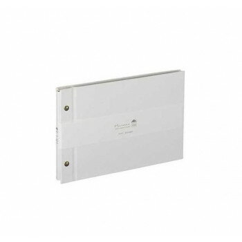 ナカバヤシ ハルマー ビス式フリーアルバム A5 ホワイト・A-HRA5-101-W【メーカー直送：代金引換不可：同梱不可】【北海道・沖縄・離島は配達不可】