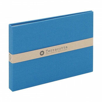 ナカバヤシ　テラコッタ　ポケットアルバム　2L　ブルー　TER-2LP-85-B【配送方法:メール便/同梱不可/代引不可/日時指定不可】【北海道・沖縄・離島は配達不可】