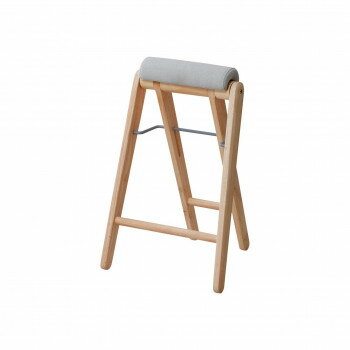 Stools - 弘益(KOEKI) UTILITY ティット フォールディングハイスツール ナチュラル TITTOFHNA【メーカー直送：代金引換不可：同梱不可】【北海道・沖縄・離島は配達不可】
