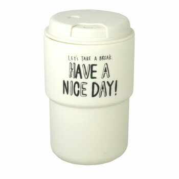Other - ダブルウォールタンブラー NICEDAY 340ml WH【メーカー直送：代金引換不可：同梱不可】【北海道・沖縄・離島は配達不可】