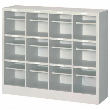 シューズロッカー 4列3段中棚付オープンタイプ ニューグレー COM-NPS12【メーカー直送：代金引換不可：同梱不可】【北海道・沖縄・離島は配達不可】
