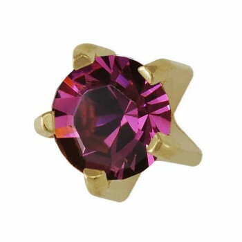 JPS セイフティピアッサー 耳用ロングタイプ シャンパンゴールド(純チタン処理医療用ステンレス) 2月 7..