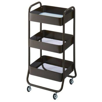 C-580 メッシュワゴン 下敷き1枚付き ブラウン 15807【メーカー直送：代金引換不可：同梱不可】【北海..