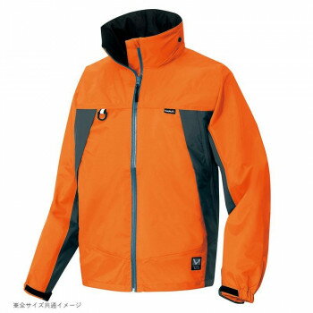 アイトス 全天候型ジャケット オレンジ×チャコール L 56301【メーカー直送：代金引換不可：同梱不可】【北海道・沖縄・離島は配達不可】