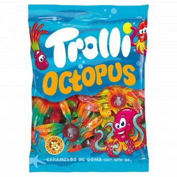 Trolli(トローリ) オクトパス 100g×12個セット【メーカー直送：代金引換不可：同梱不可】【北海道・沖..