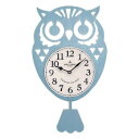 フクロウ振り子時計 BL 164630【メーカー直送:代金引換不可:同梱不可】【北海道・沖縄・離島は配達不可】